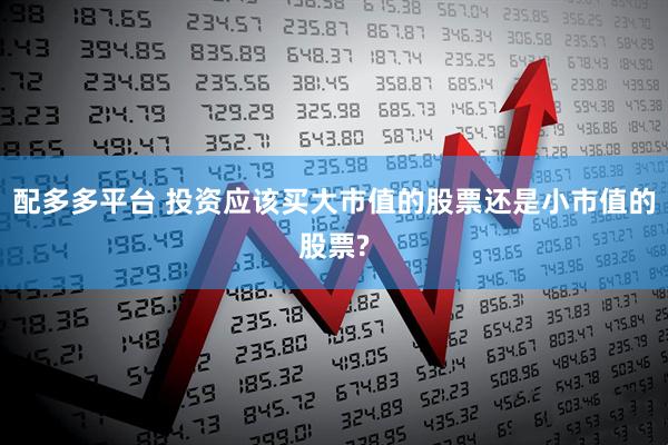 配多多平台 投资应该买大市值的股票还是小市值的股票?